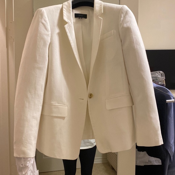 Jcrew Linen Structured blazer
